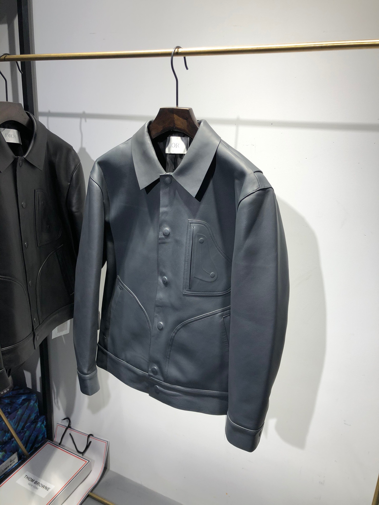 ÁO CHRISTIAN DIOR LEATHER JACKET