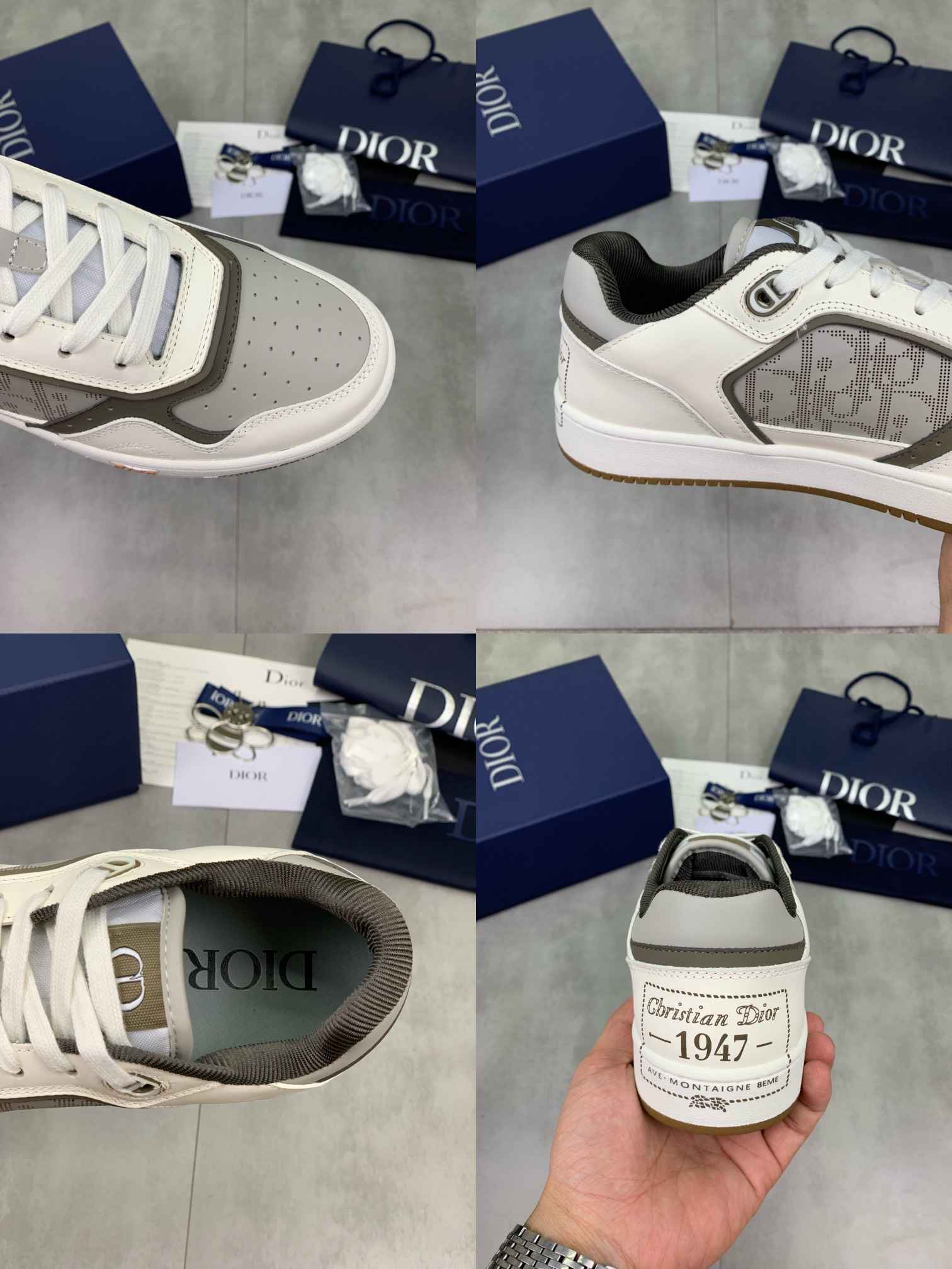 GIÀY CHRISTIAN DIOR LEATHER SNEAKER SHOES AAA