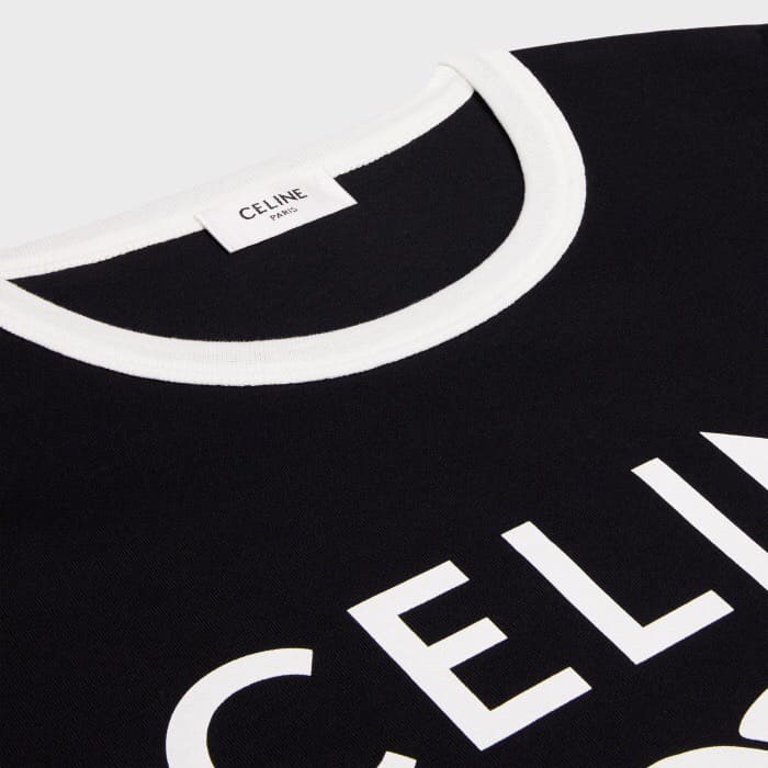 ÁO CELINE T SHIRT MÀU ĐEN UNISEX