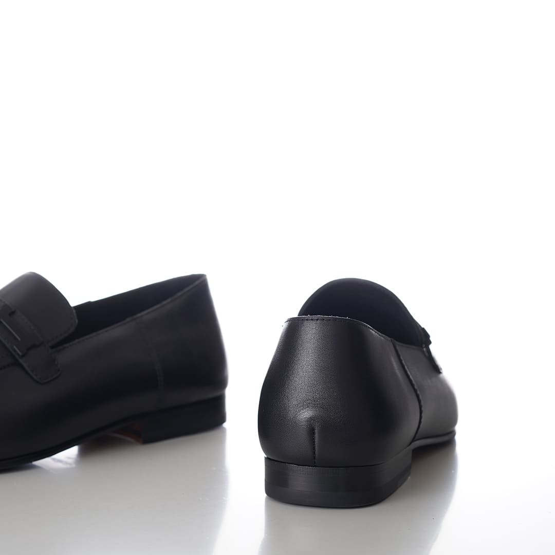 GIÀY HERMES GIOVANNI LOAFER BLACK AAA