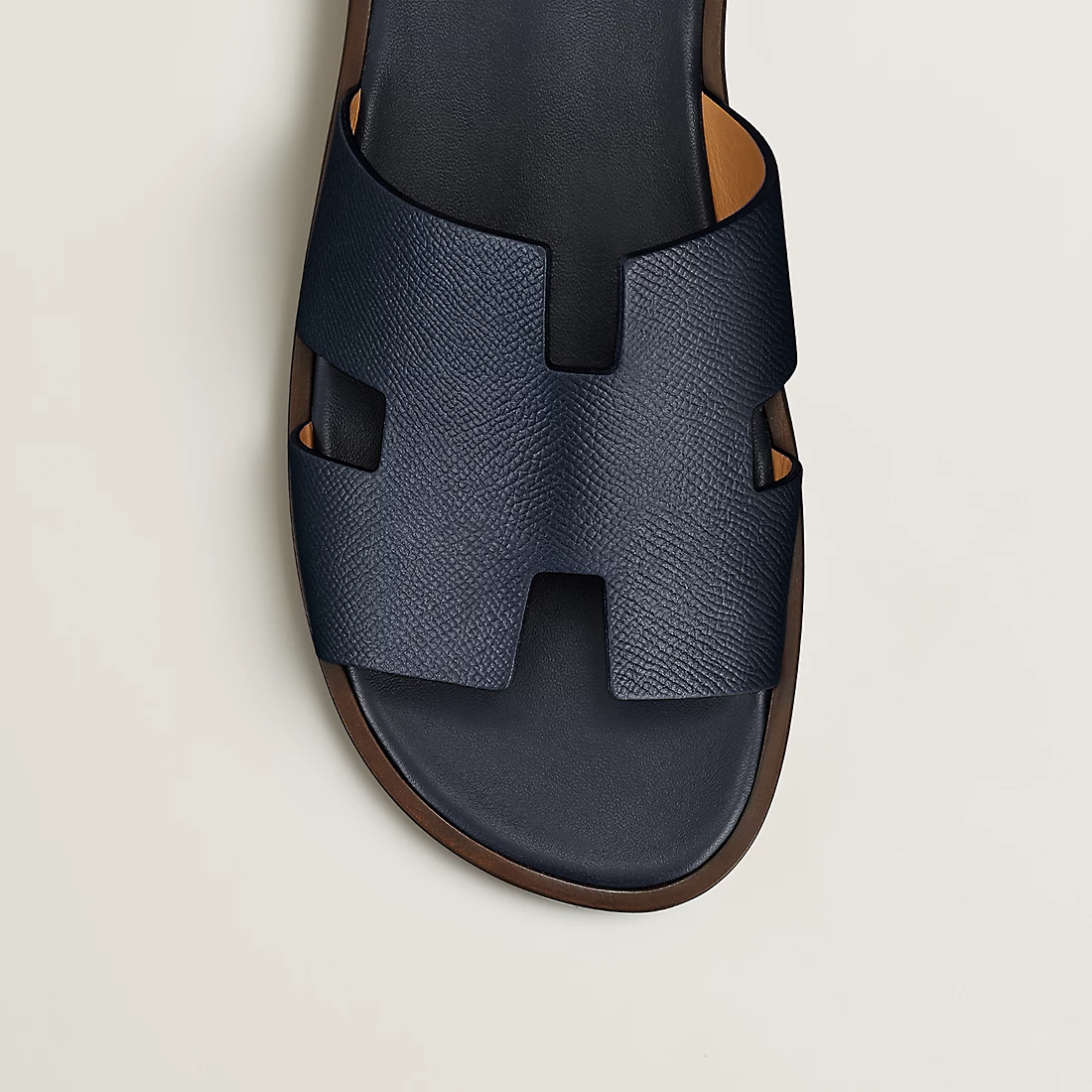 DÉP HERMES IZMIR EPSOM LEATHER NAVY AAA
