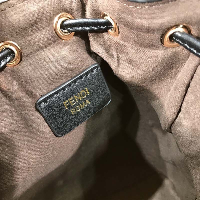 TÚI Fendi Women Mon Tresor Brown Leather Mini Bag