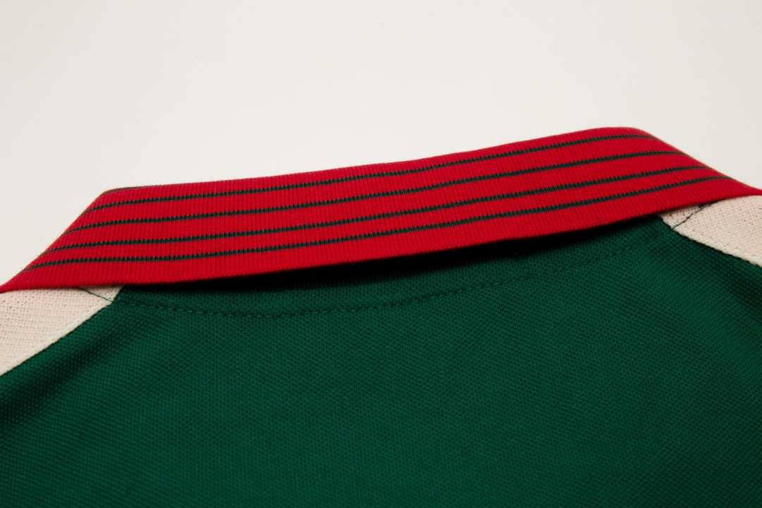 ÁO GUCCI Collar Logo Polo-Shirt