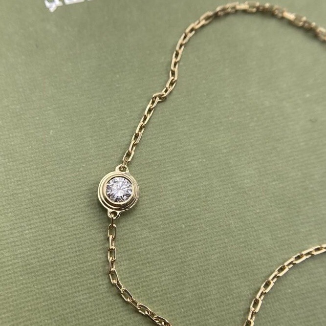 VÒNG TAY CARTIER DIAMANT LEGERS DIAMOND YELLOW GOLD 18K YELLOW GOLD