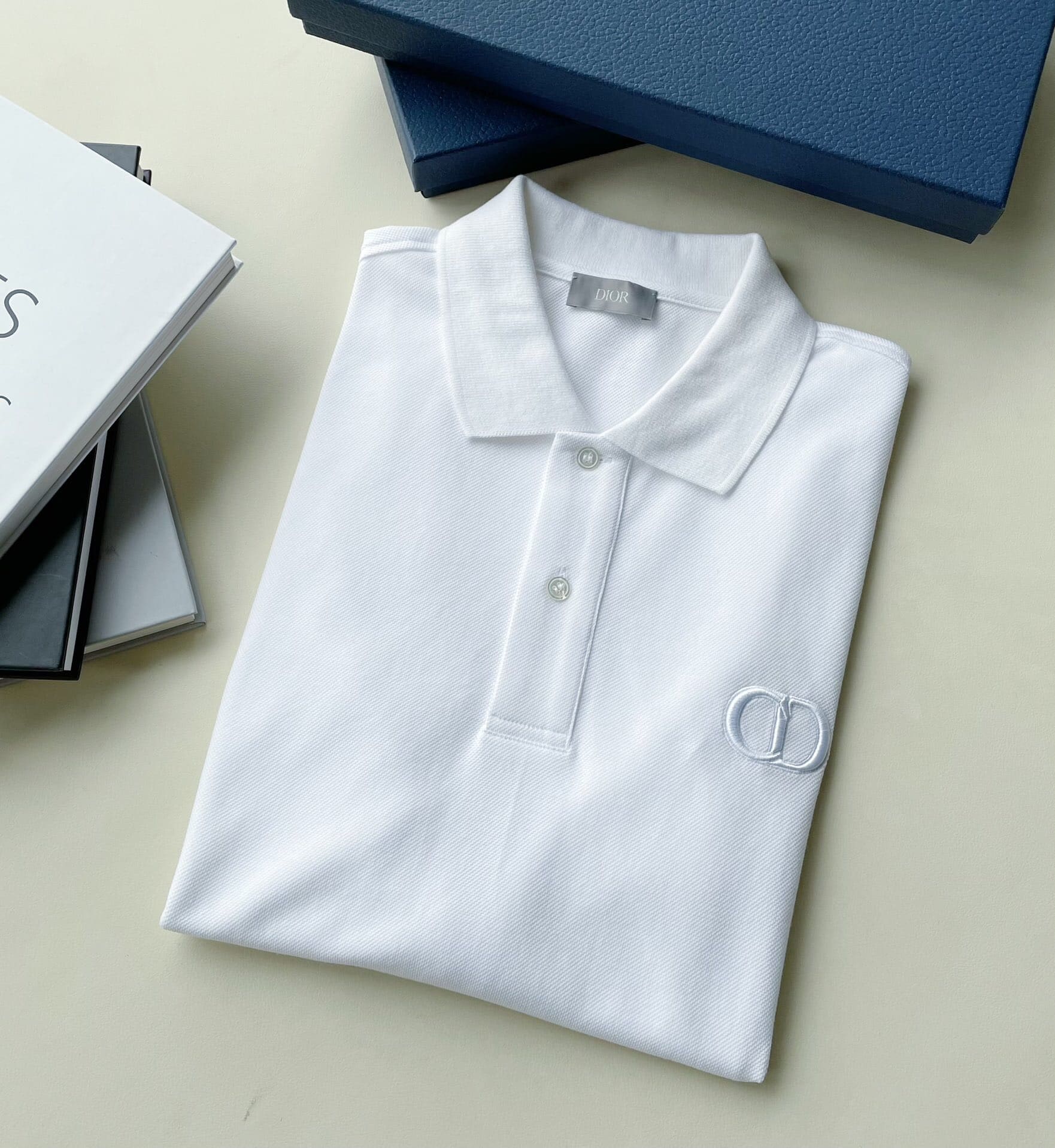 ÁO DIOR POLO SHIRT MÀU TRẮNG UNISEX