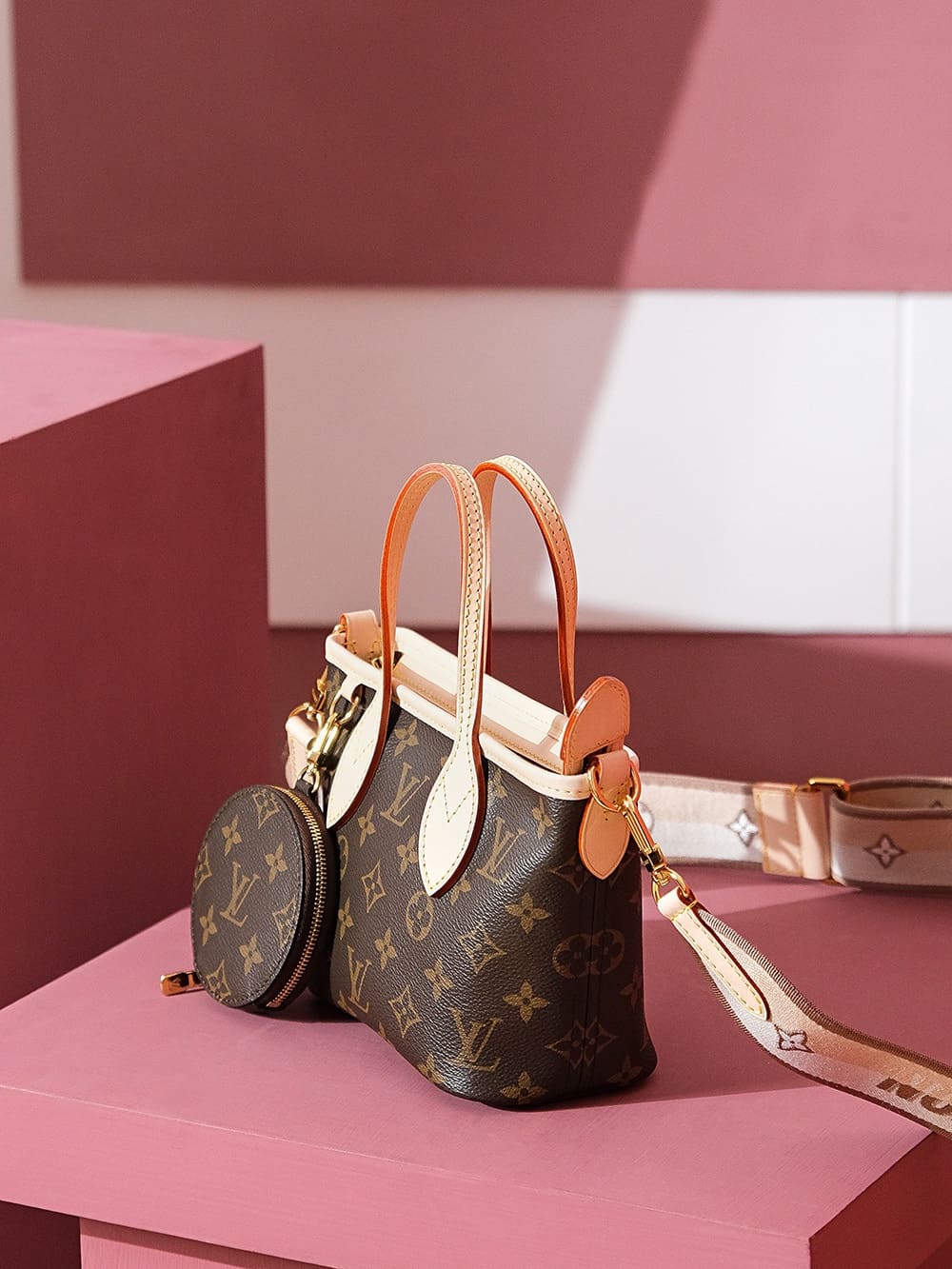 TÚI LOUIS VUITTON NEVERFULL BB MONOGRAM UNISEX BEST QUALITY SẢN PHẨM TỐT NHẤT