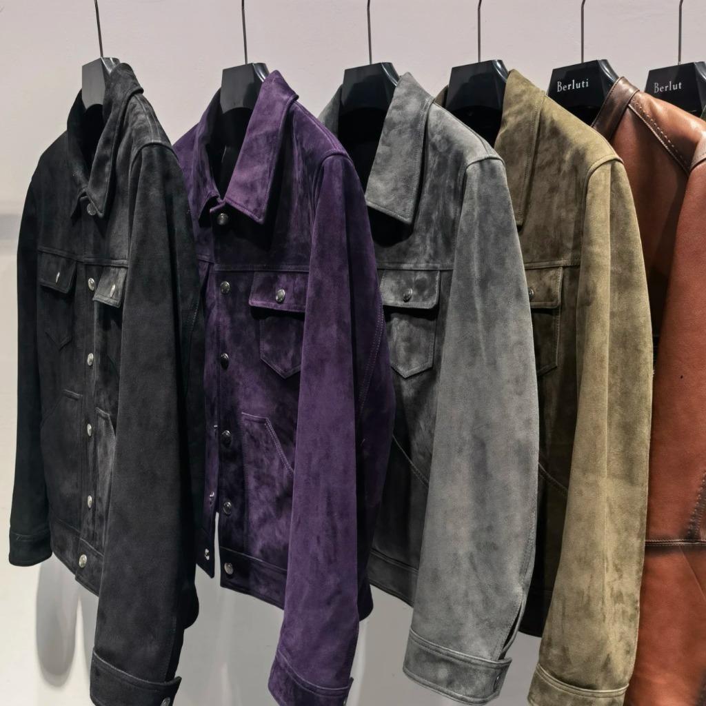ÁO TOM FORD SUEDE LEATHER JACKET