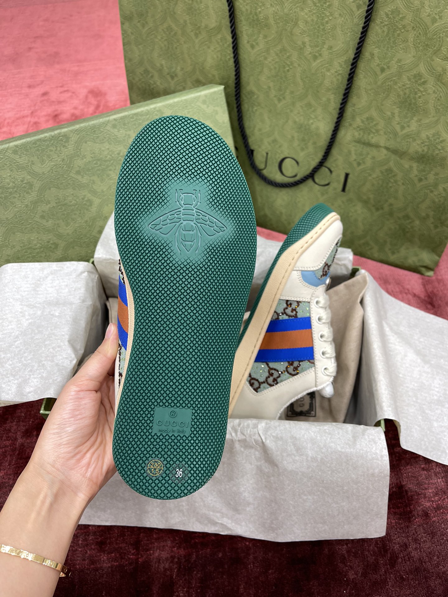 GIÀY GUCCI SCREENER SNEAKER SHOES AAA