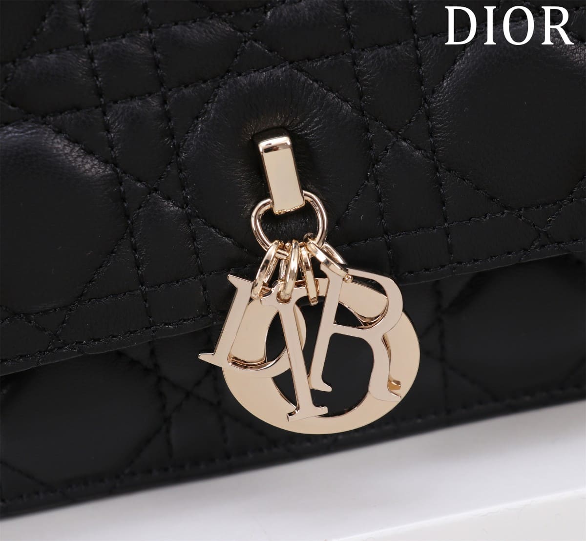 TÚI CHRISTIAN DIOR Mini Miss Dior Bag Black Cannage Lambskin