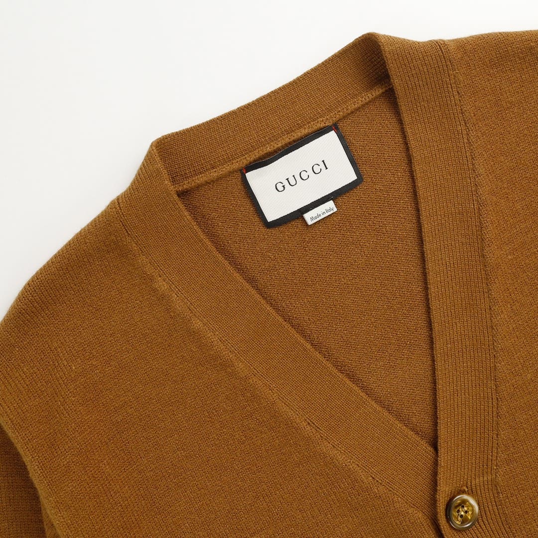 ÁO GUCCI Cashmere Brown Sweater