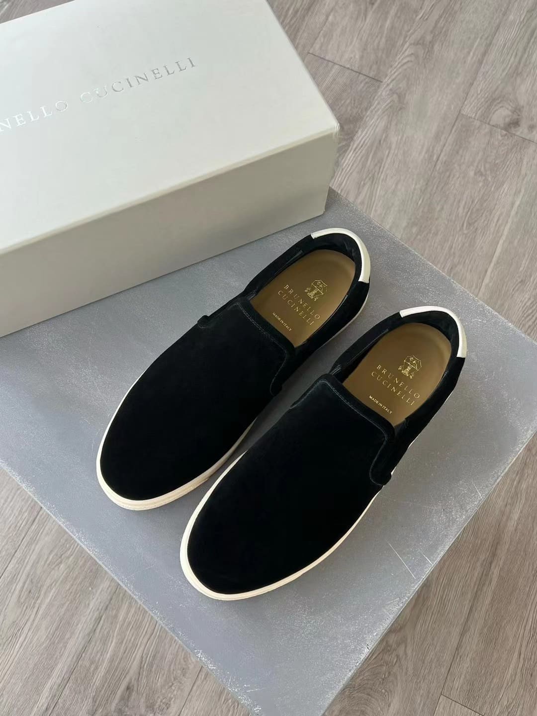 GIÀY BRUNELLO CUCINELLI SLIP ON SHOES AAA DA LỘN