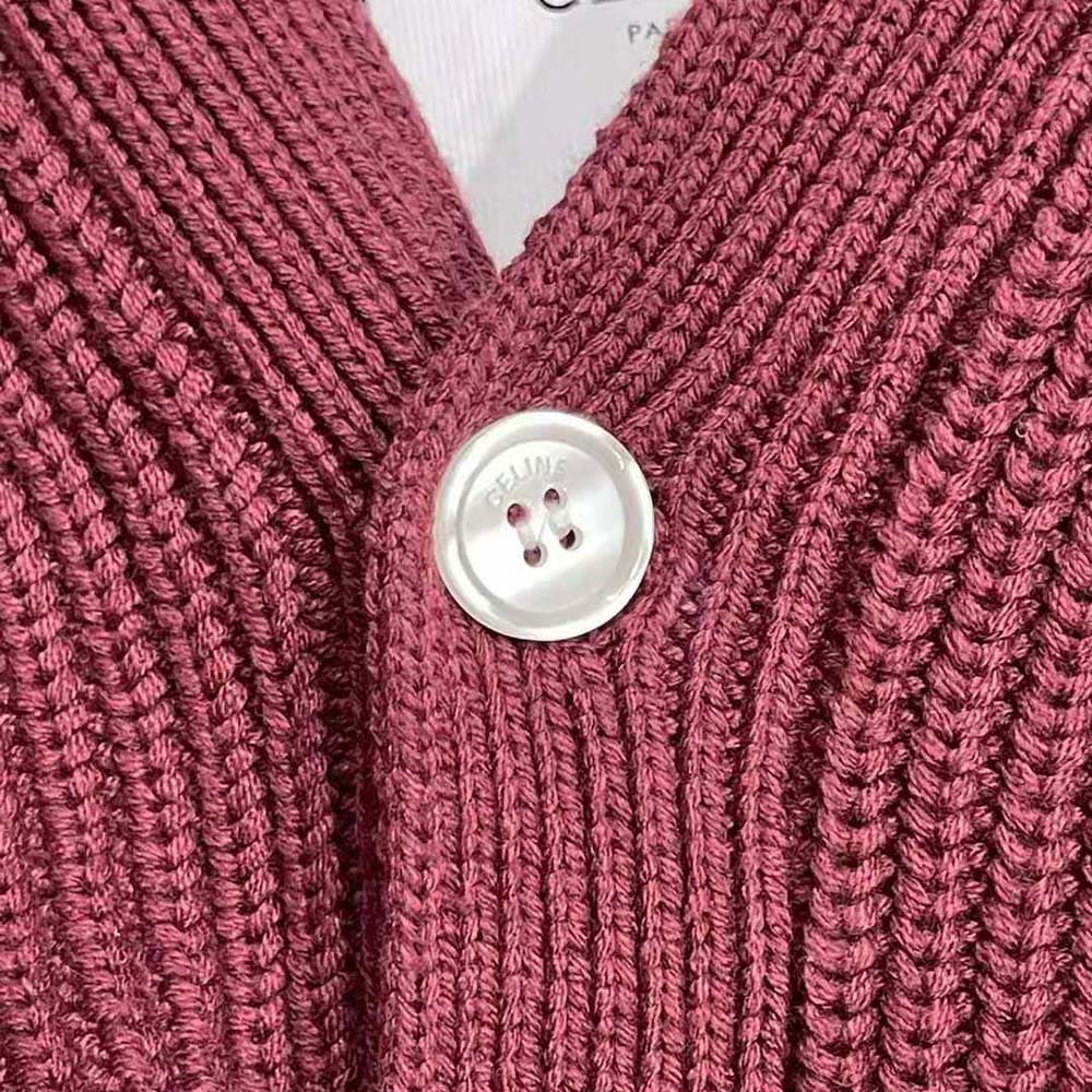 ÁO Celine College Cardigan in Cotton