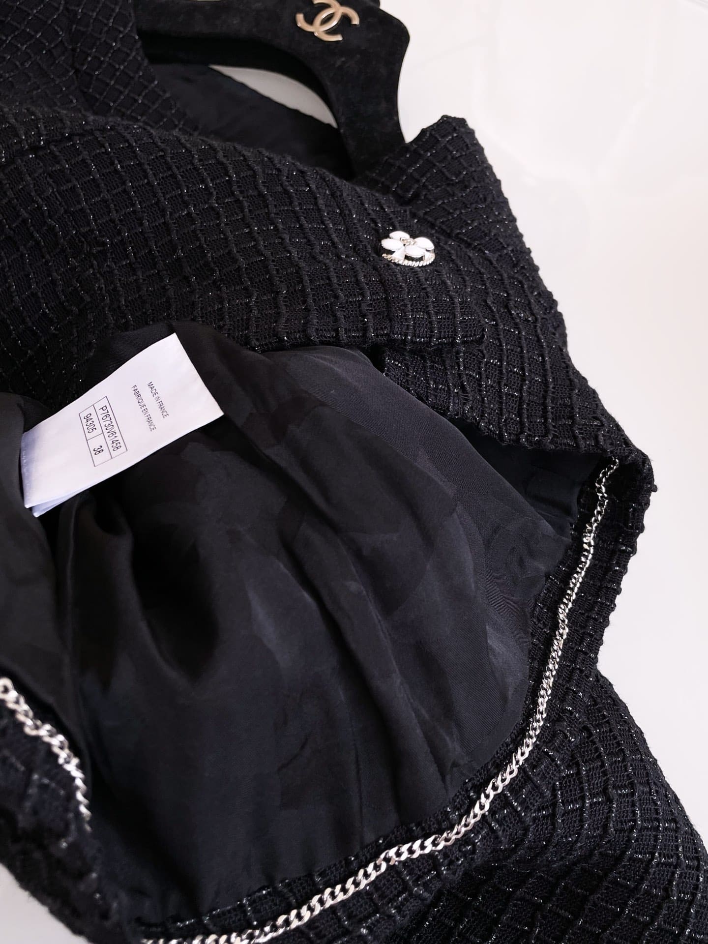BỘ ĐỒ CHANEL SANG TRỌNG MÀU ĐEN BLACK LONG DRESS High Classy