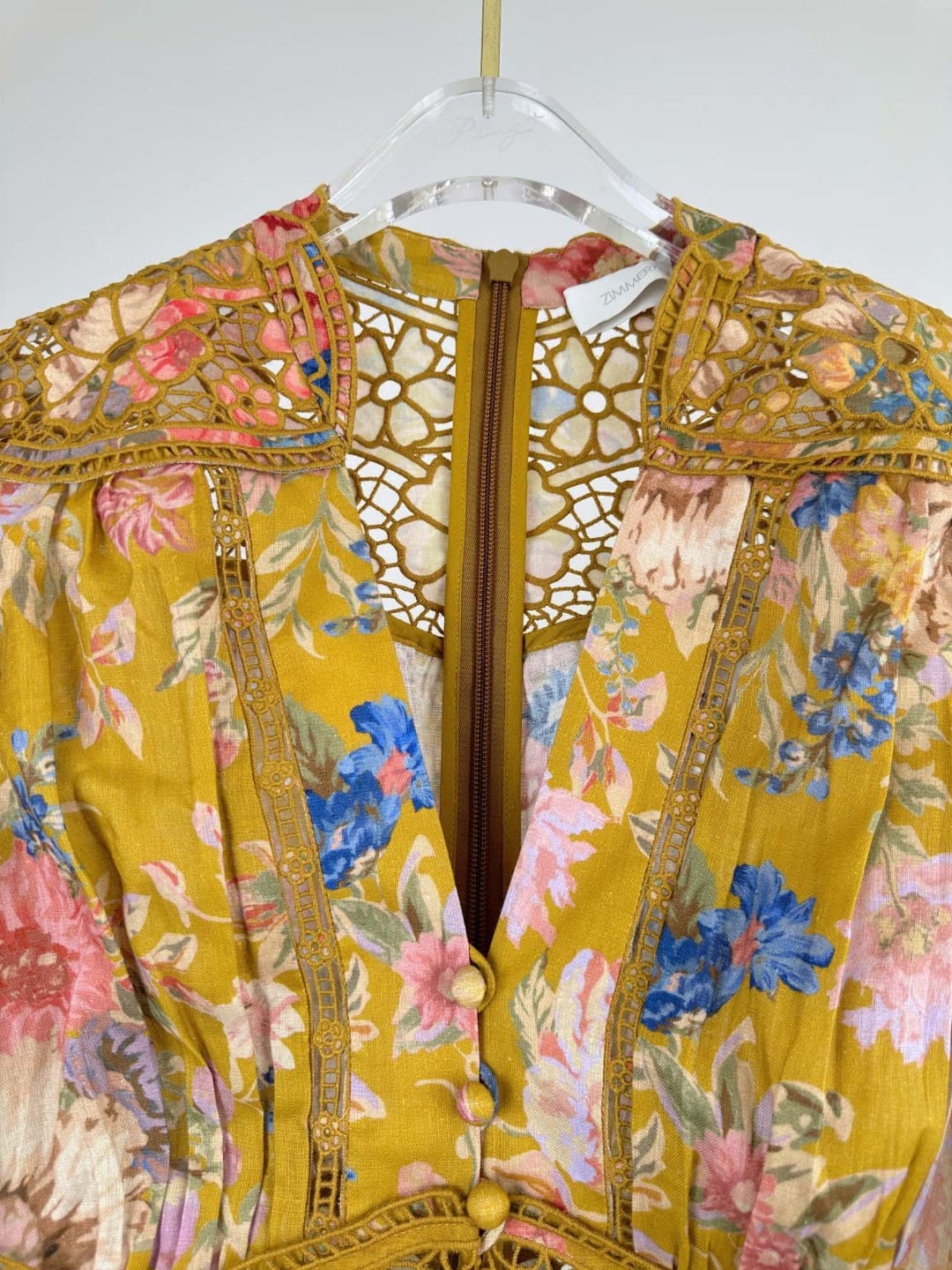 VÁY ZIMMERMANN Flower Vintage Dress High Classy