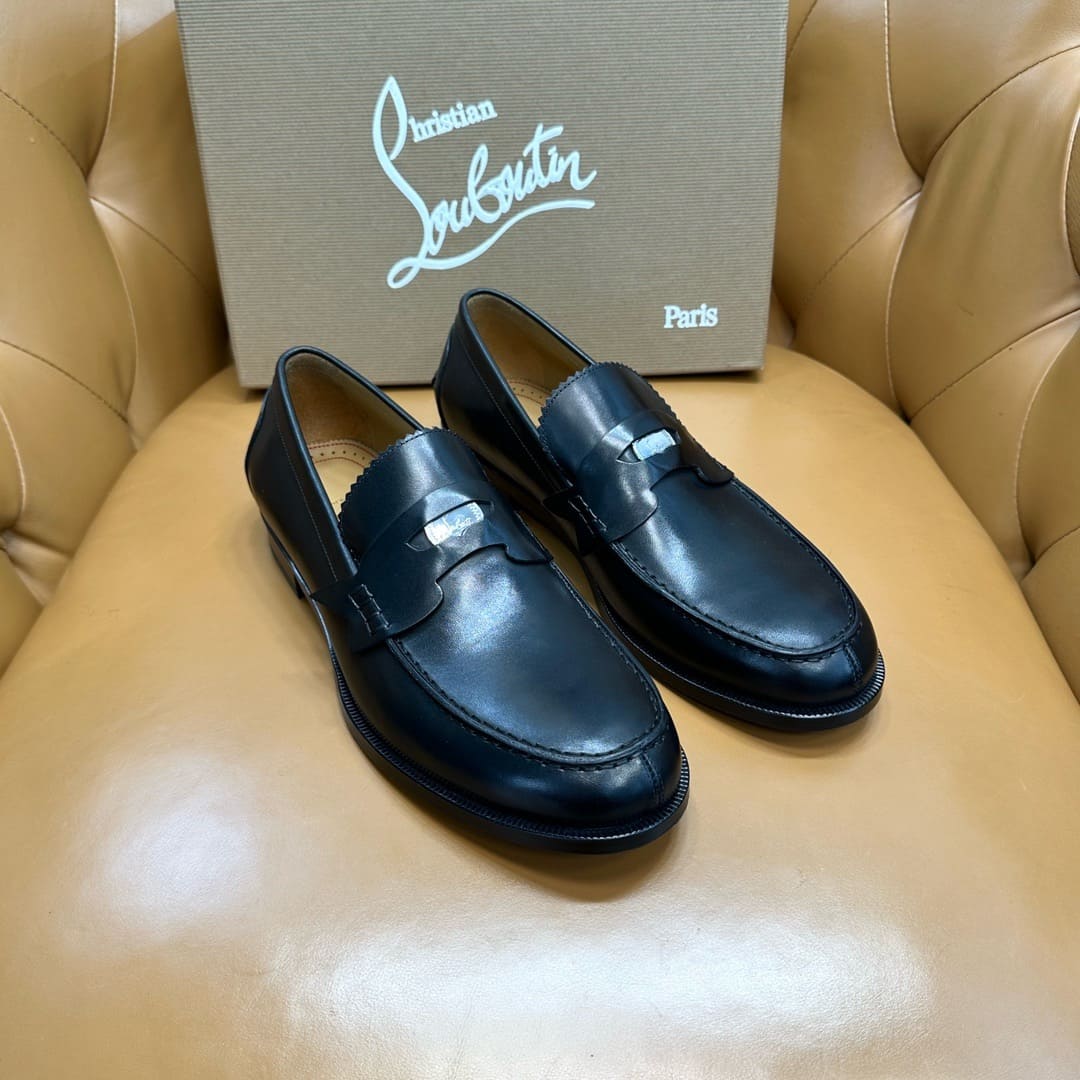 GIÀY CHRISTIAN LOUBOUTIN LOAFER HIGH TOP QUALITY SHOES AAA