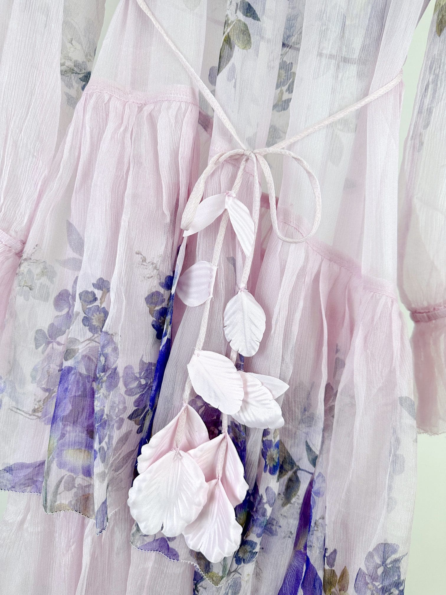 VÁY ZIMMERMANN Vintage Flower Purple Long Dress High Classy