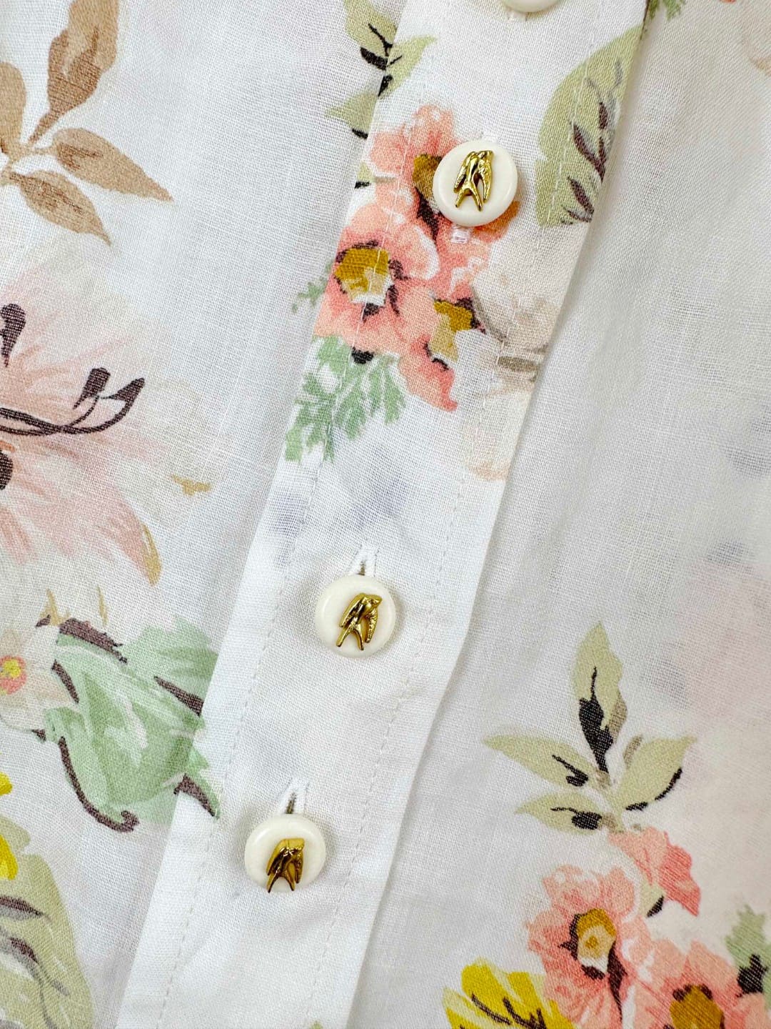 ÁO ZIMMERMANN Flower Vintage Dress High Classy