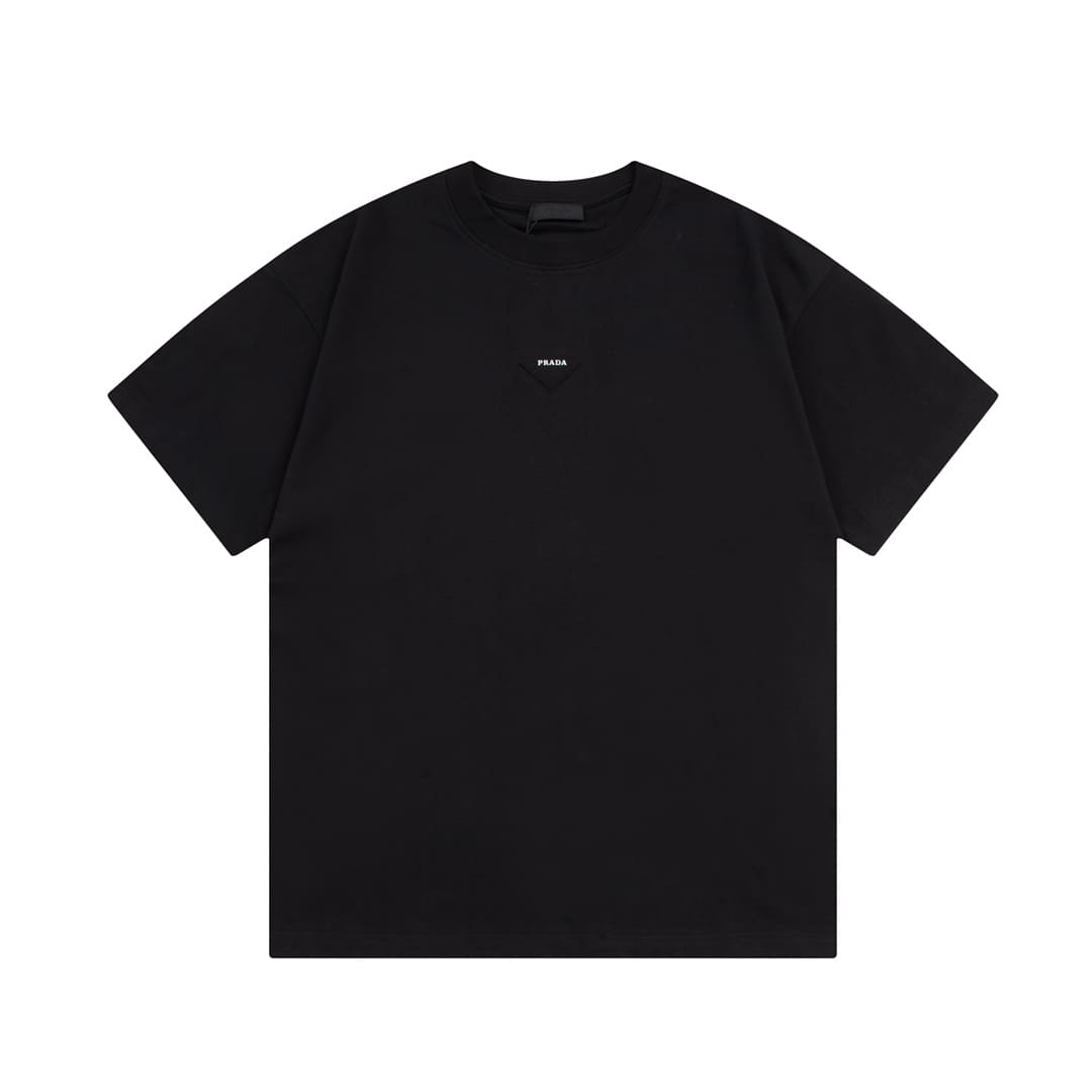 ÁO PRADA T SHIRT MÀU ĐEN UNISEX
