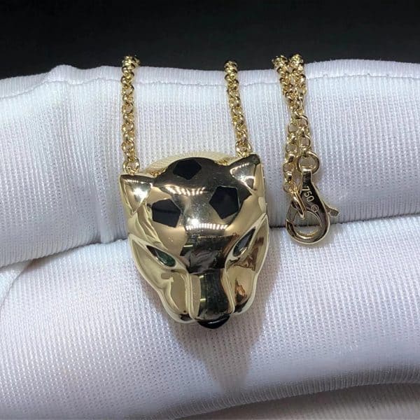 Dây chuyền đá Garnet Tsavorite Panthère de Cartier vàng 18K  (Liên hệ để biết giá)