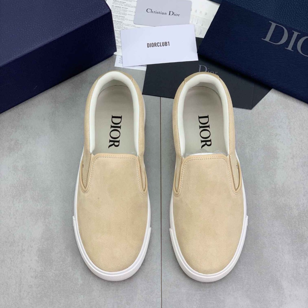GIÀY CHRISTIAN DIOR LEATHER SLIP ON SHOES AAA