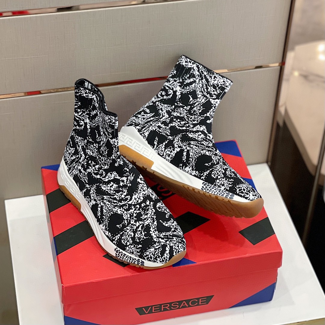 GIÀY VERSACE RUNNER HIGH TOP SNEAKER SHOES AAA