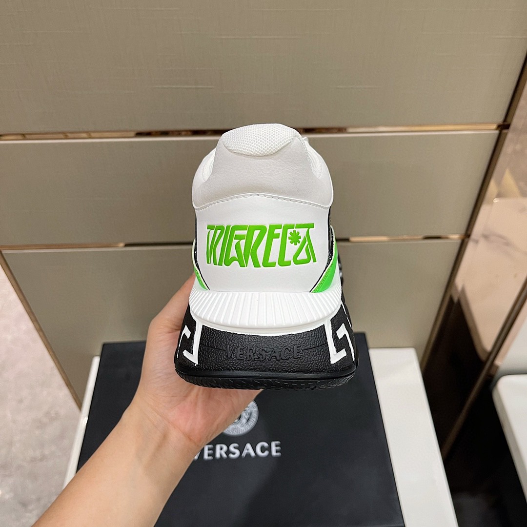 GIÀY VERSACE TRIGRECA LEATHER SNEAKER SHOES AAA