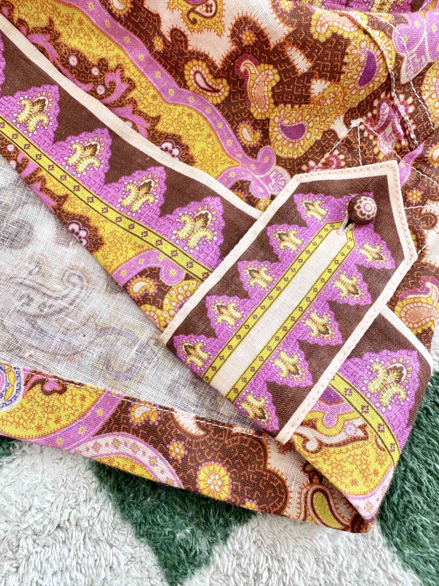 VÁY ZIMMERMANN Violet Flower Vintage Dress