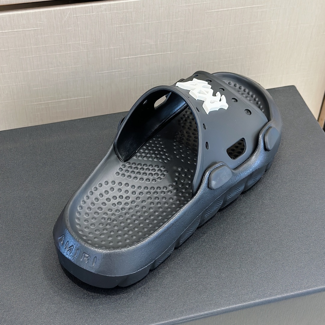 DÉP AMIRI AM LOGO SLIPPER