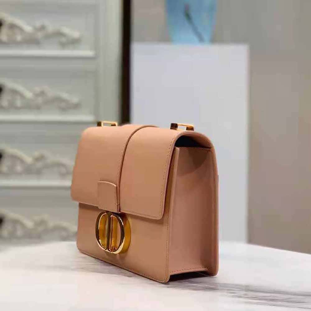 TÚI Dior Women 30 Montaigne Bag Des Vents Box Calfskin-Pink Top Quality