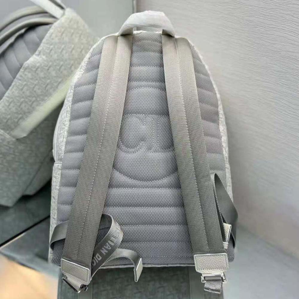 BALO Dior Rider Backpack Beige Dior Oblique Jacquard