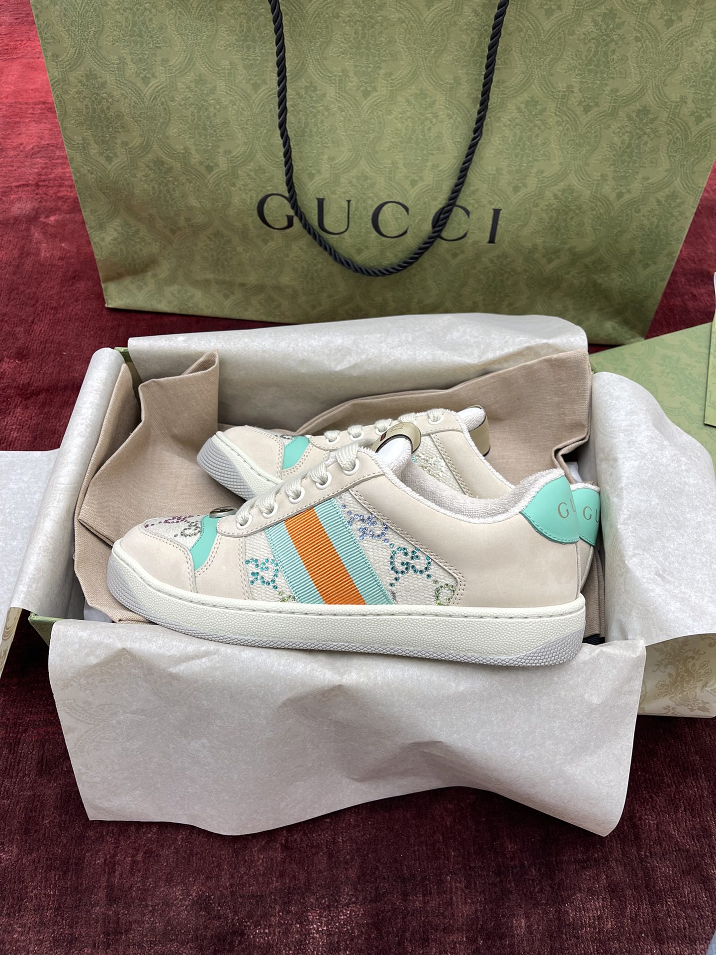 GIÀY GUCCI SCREENER SNEAKER SHOES AAA