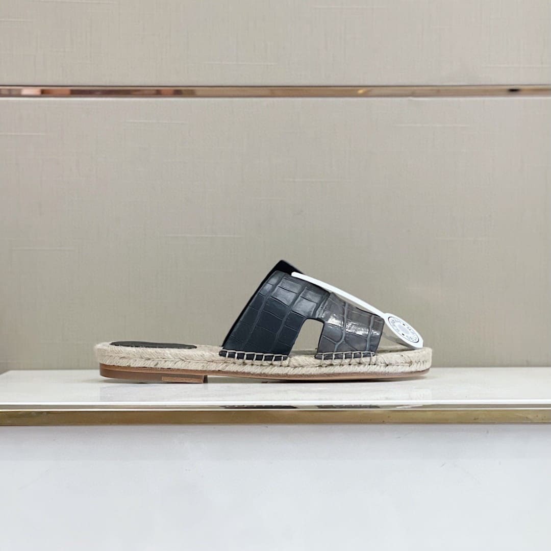 DÉP HERMES IZMIR ESPADRILLES H SANDAL AAA