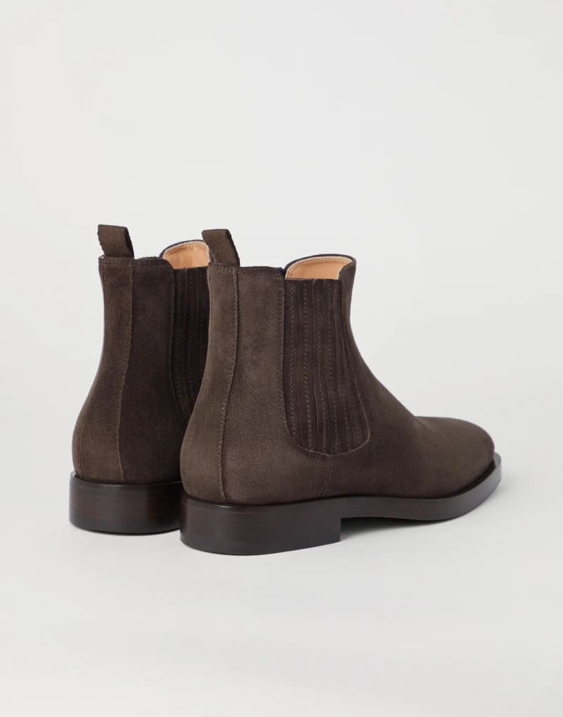 GIÀY BRUNELLO CUCINELLI CHELSEA BOOTS SHOES AAA DA LỘN