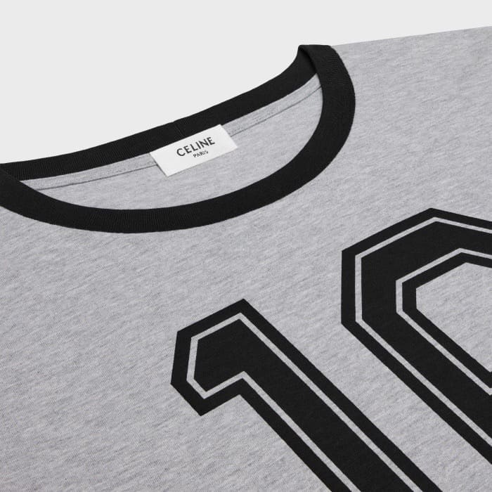 ÁO CELINE T SHIRT MÀU XÁM UNISEX