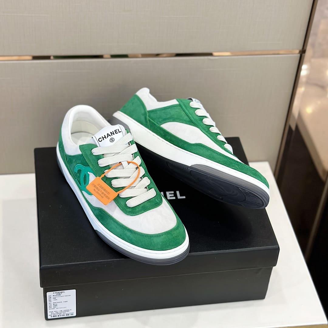 GIÀY CHANEL CC LOGO SNEAKERS SHOES AAA