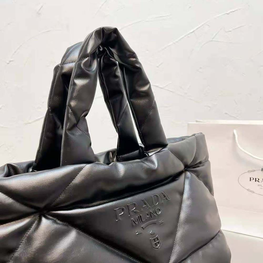 TÚI Prada Women Padded Nappa Tote Bag-Black