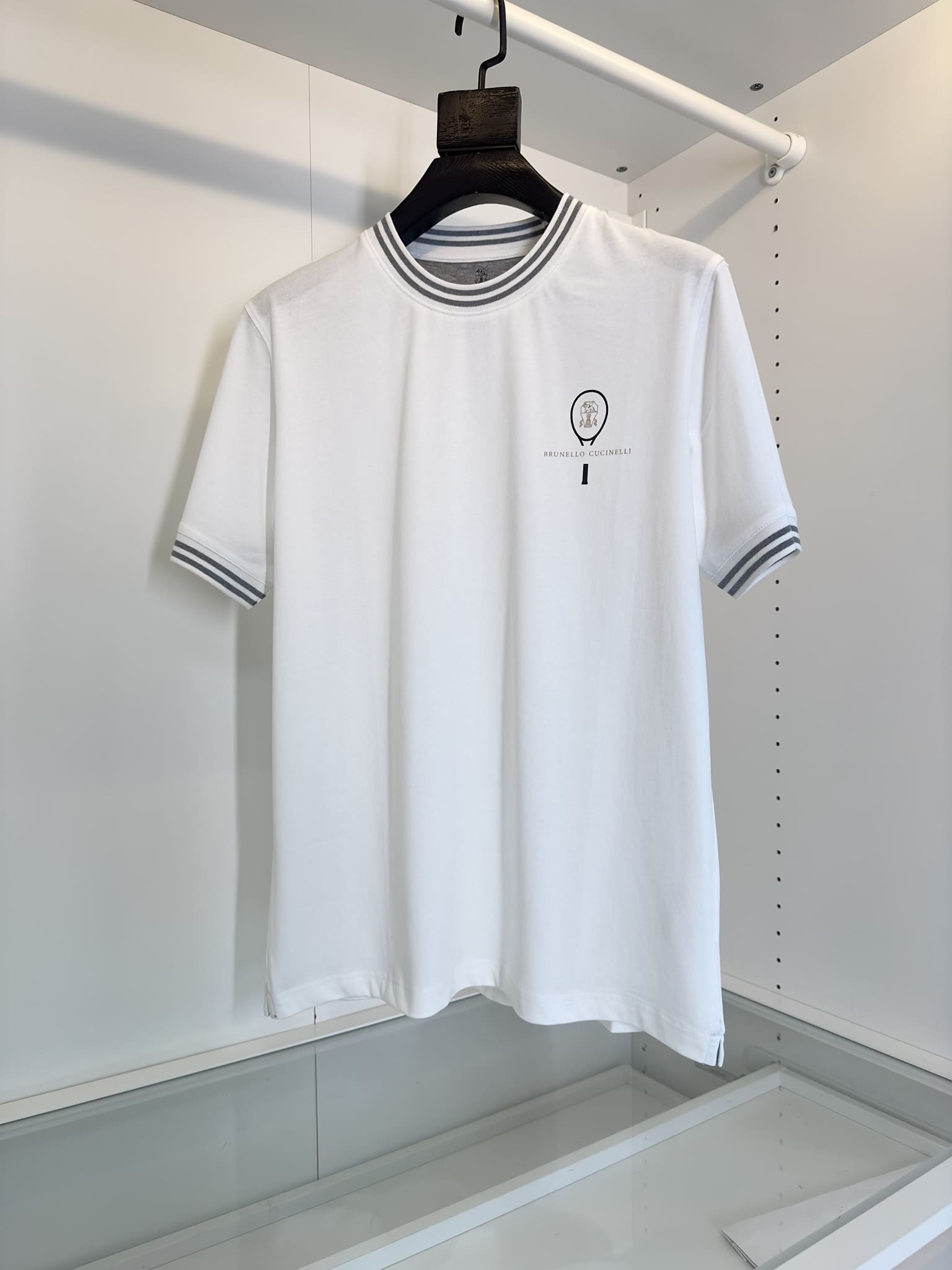 ÁO BRUNELLO CUCINELLI LOGO T SHIRT