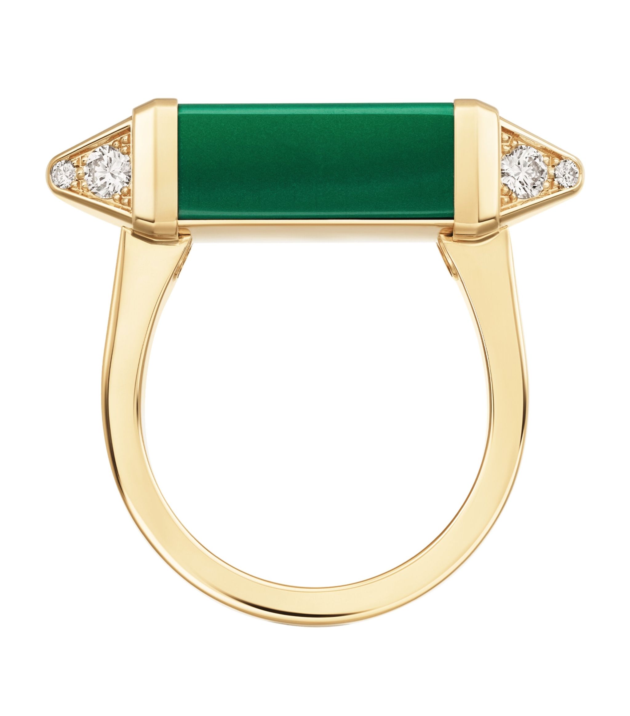 Nhẫn CARTIER Yellow Gold, Diamond and Malachite Les Berlingots de Cartier Ring vàng vàng 18K