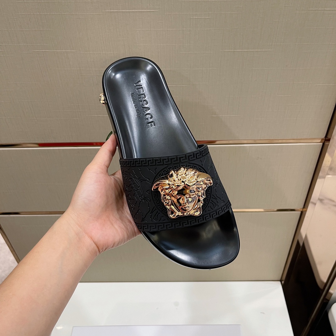 DÉP VERSACE MEDUSA HEAD SLIPPER