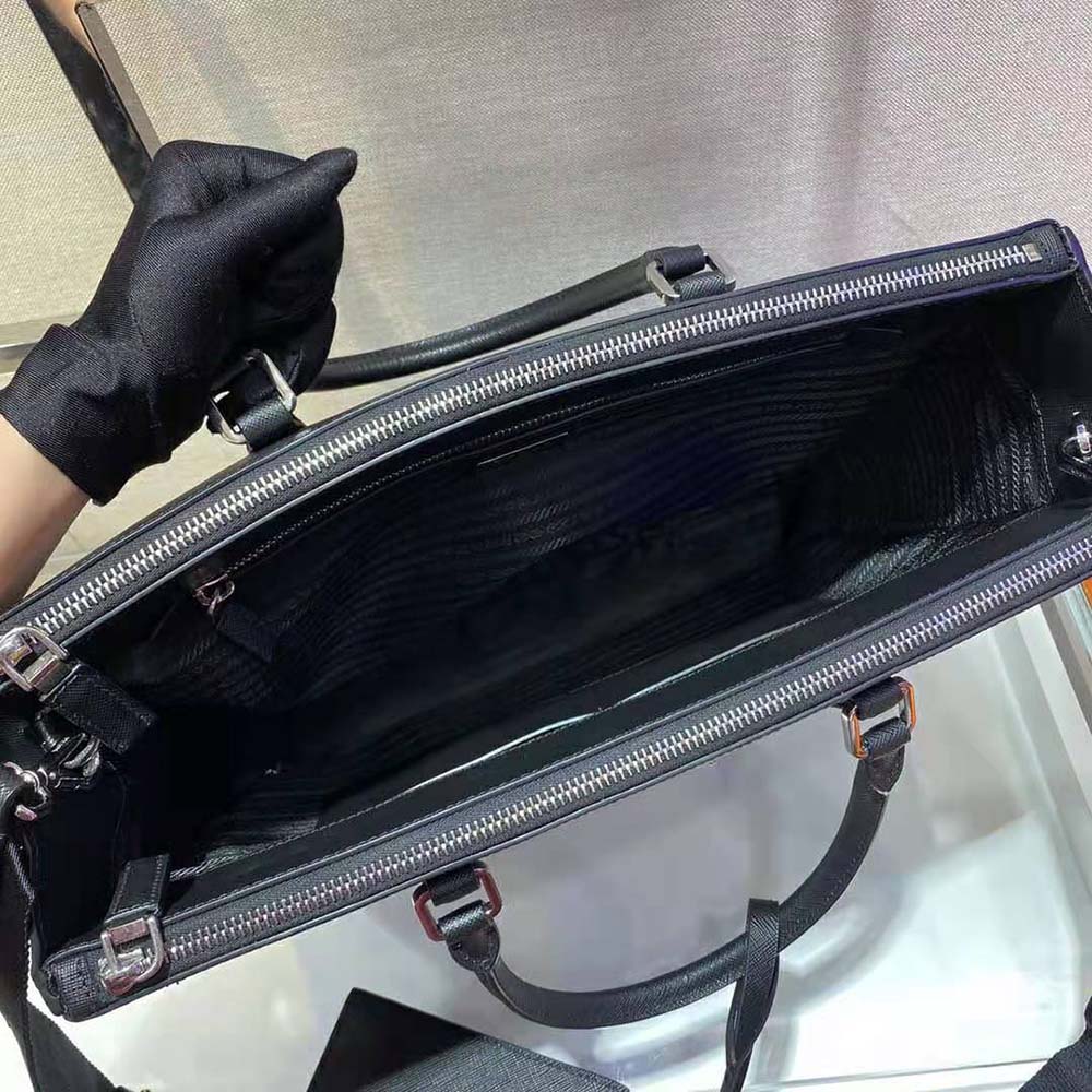 TÚI PRADA Saffiano Leather Prada Galleria Bag-Black