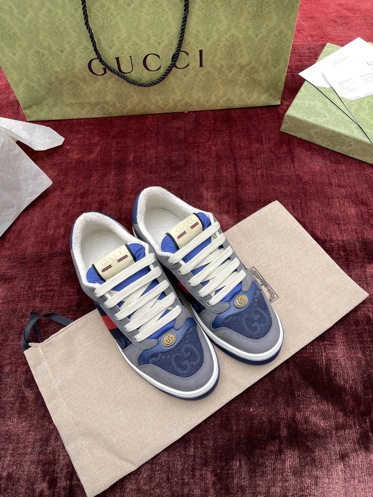 GIÀY GUCCI SCREENER SNEAKER SHOES AAA