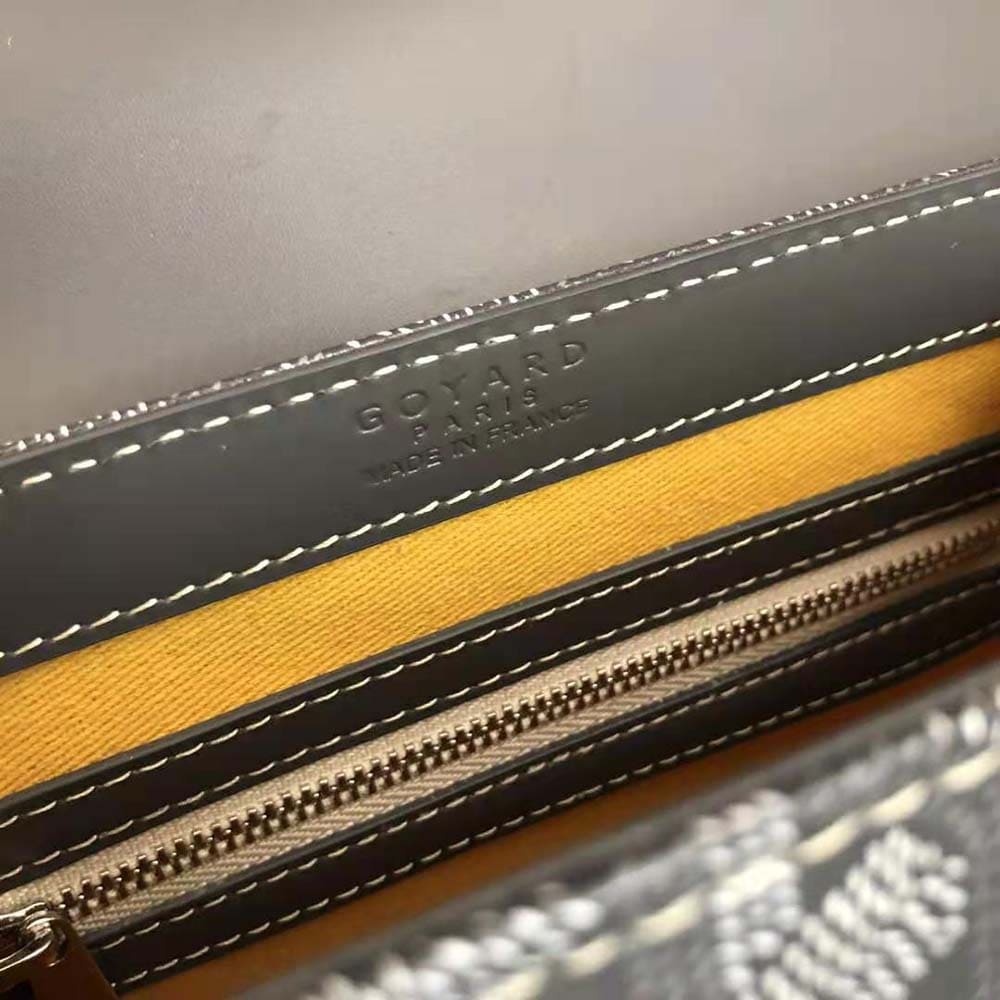 TÚI Goyard Women Sac Saïgon PM in Toile Goyardine & Clamecy Calfskin-Gray