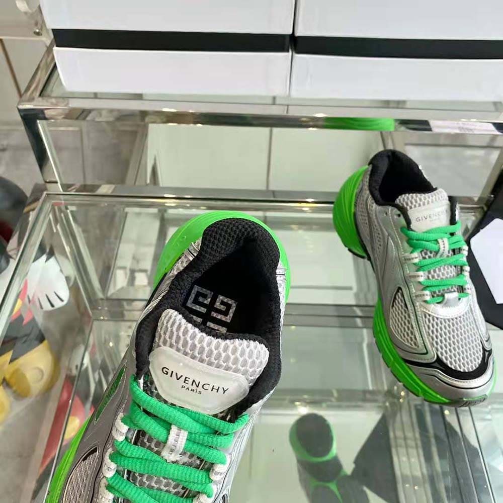 GIÀY Givenchy Unisex TK-MX Runner Sneakers in Mesh-Green