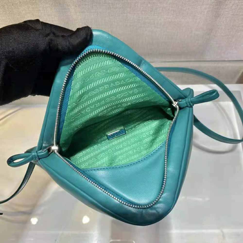 TÚI Prada Women Padded Nappa Leather Handbag-Lime