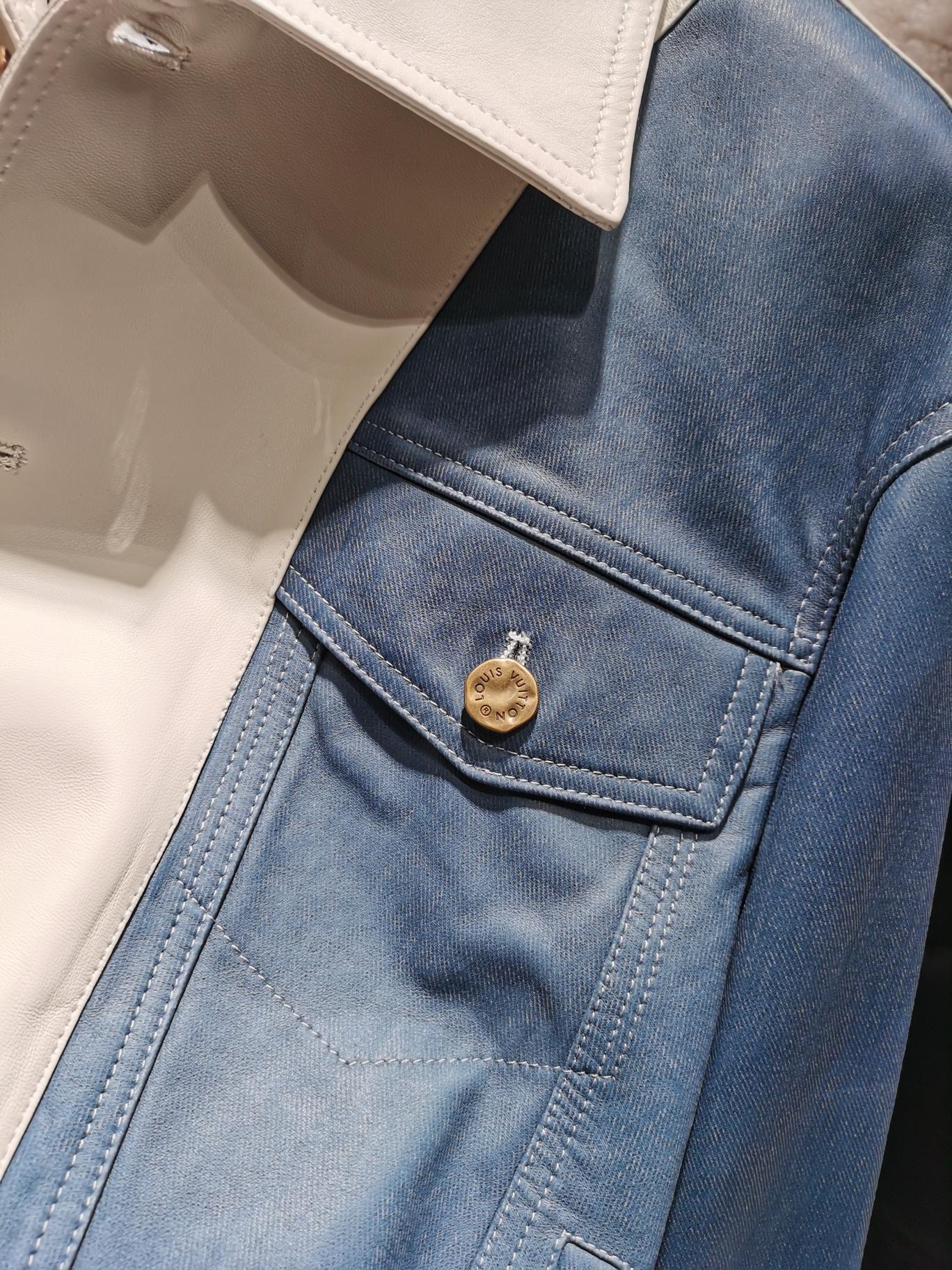 ÁO LOUIS VUITTON LEATHER JACKET
