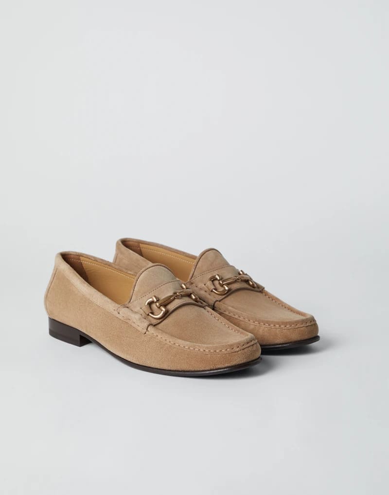 GIÀY BRUNELLO CUCINELLI LOAFER SUEDE SHOES AAA DA LỘN