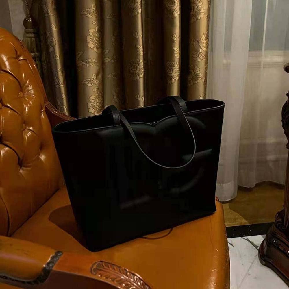 Túi Dolce Gabbana D&G Nữ Da Bê Nhỏ Logo DG Shopper-Black