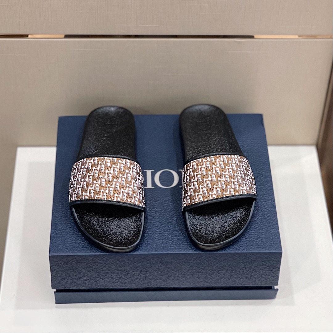 DÉP DIOR OBLIQUE MAN SLIPPER