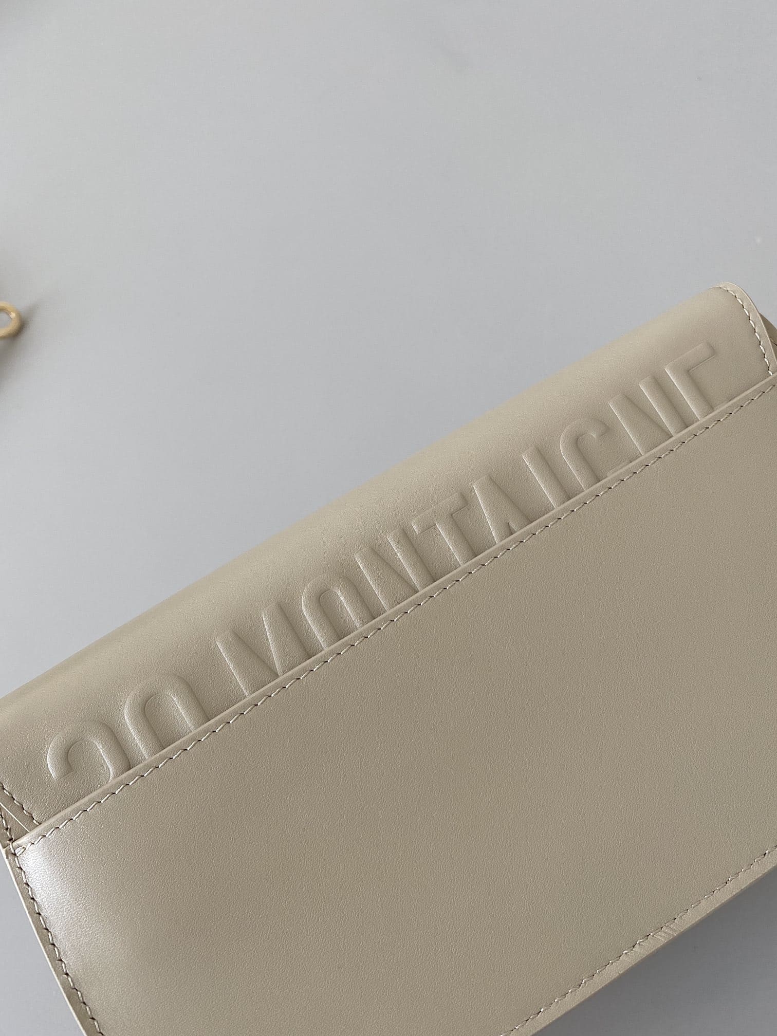 TÚI Dior Women Bobby East-West Bag Box Calfskin-Beige Top Quality