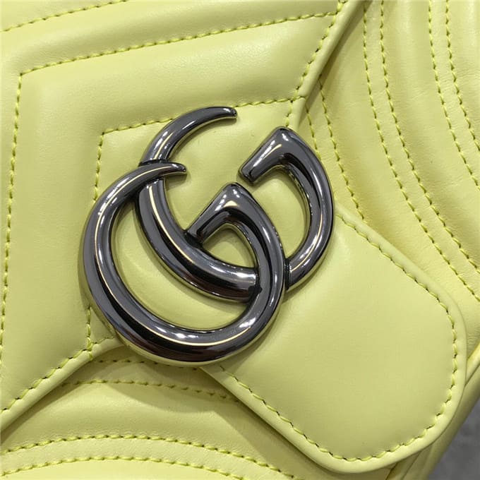TÚI Gucci GG marmont small shoulder bag yellow Top Quality